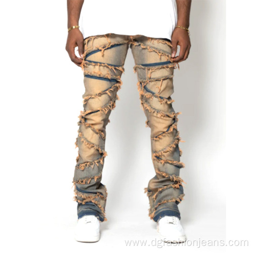 Men's Stacked Jeans Trousers